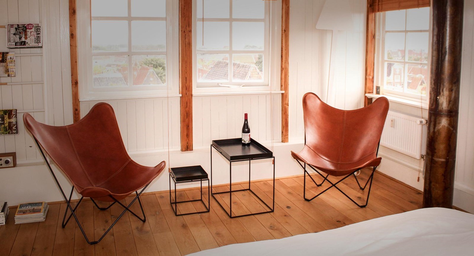 Bijzonder overnachten op het dak van een oud pakhuis