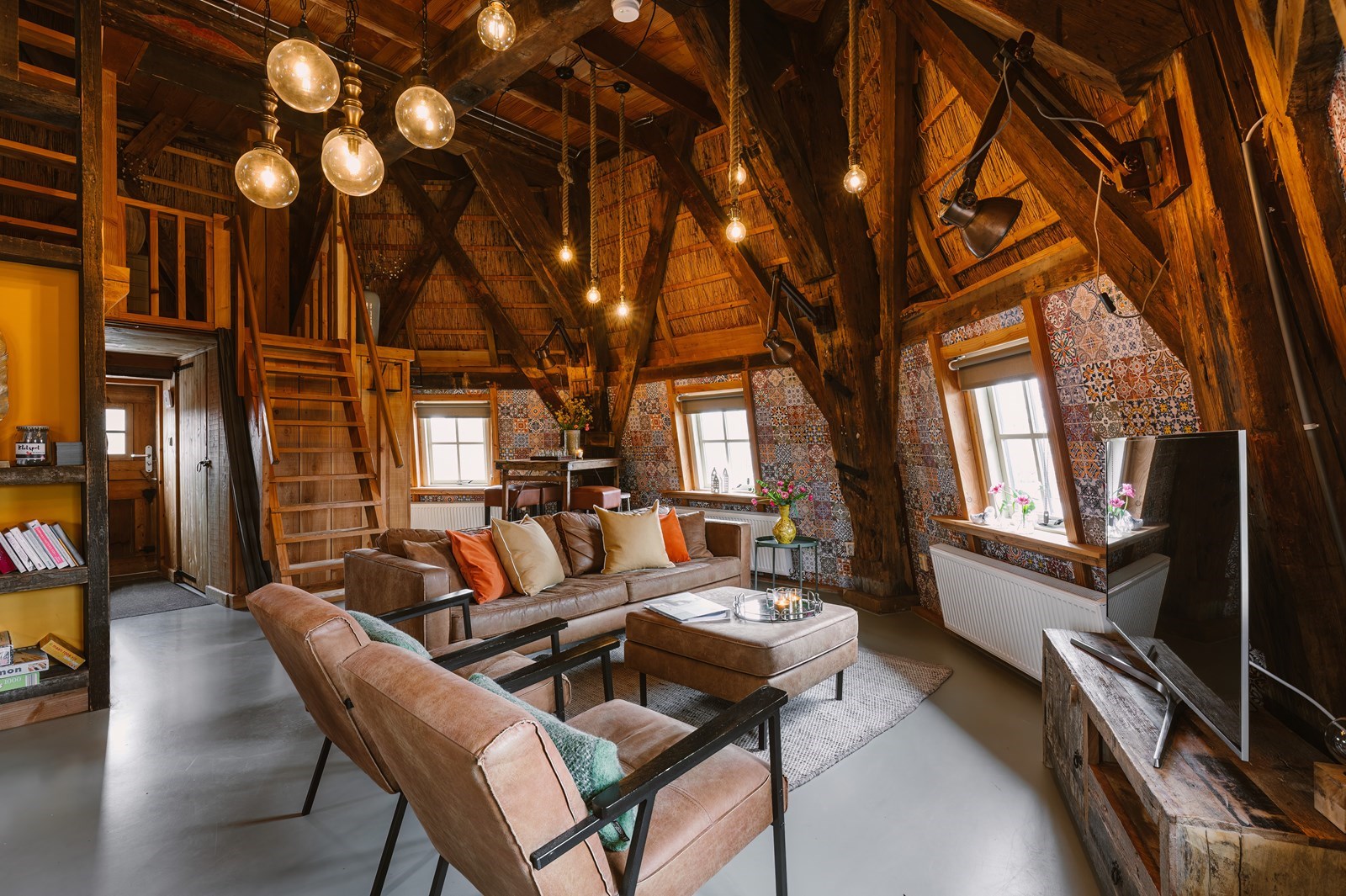 Slapen in een Molen in de duinen