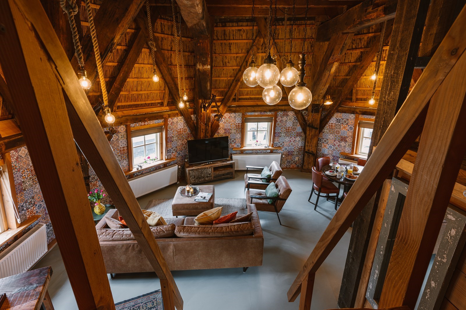 Slapen in een Molen in de duinen