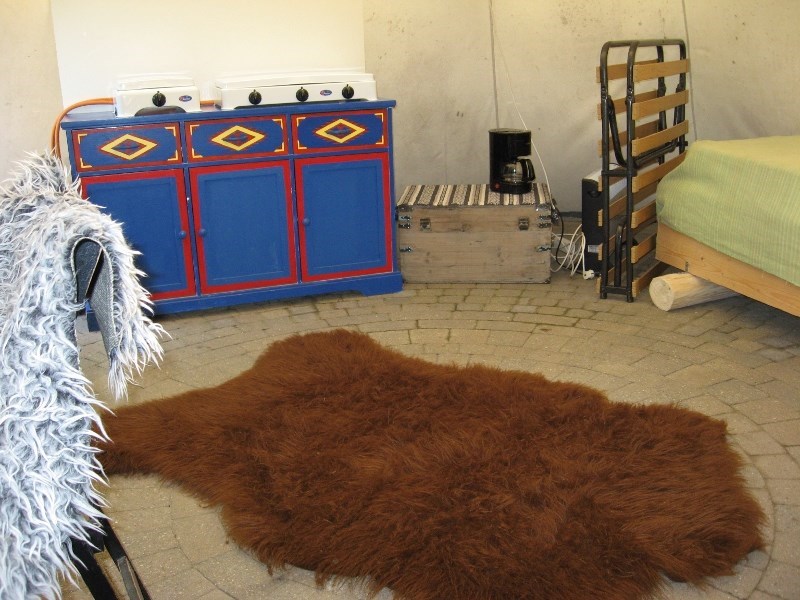 Slapen in een Tipidorp