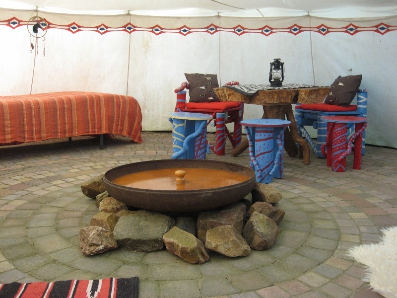 Slapen in een Tipidorp