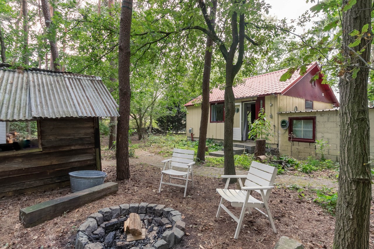 Vintage vibe vakantiehuisje met uitzicht over glooiende paardenweides