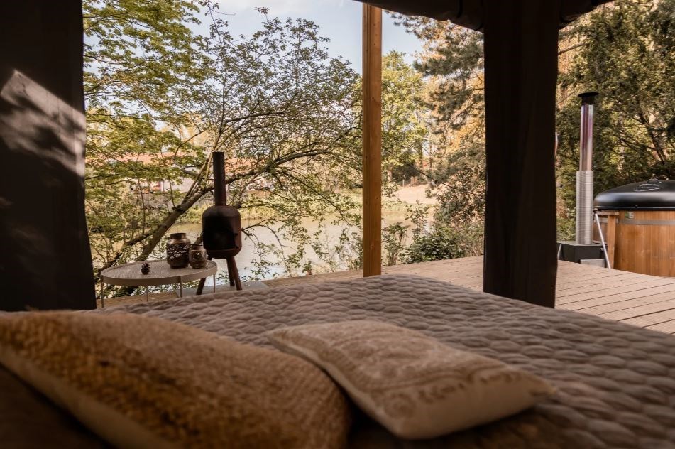 Wellness Arcade tent met privé hottub