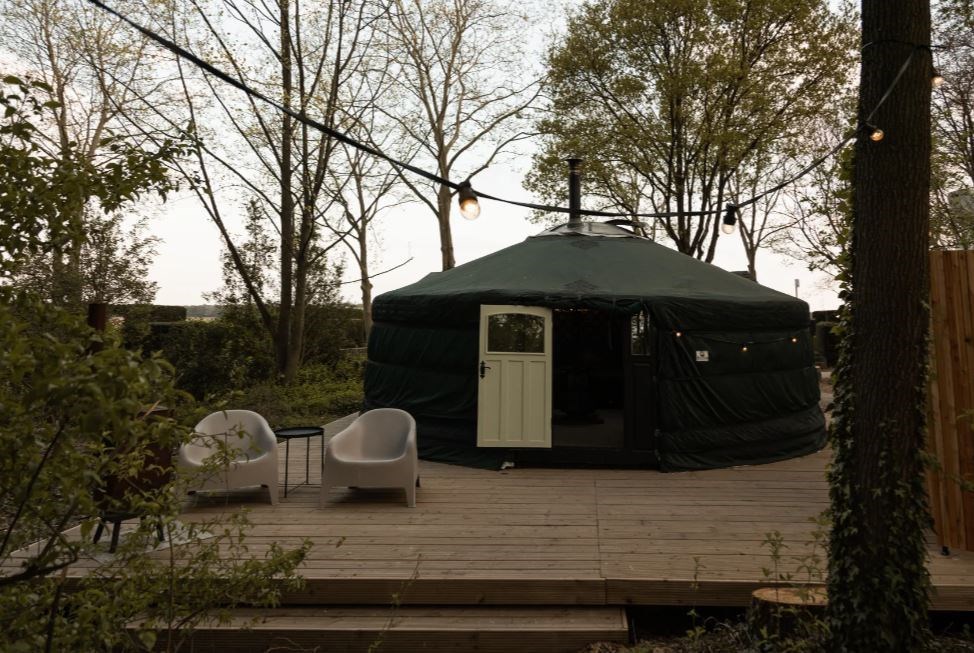 Yurt met privé sauna