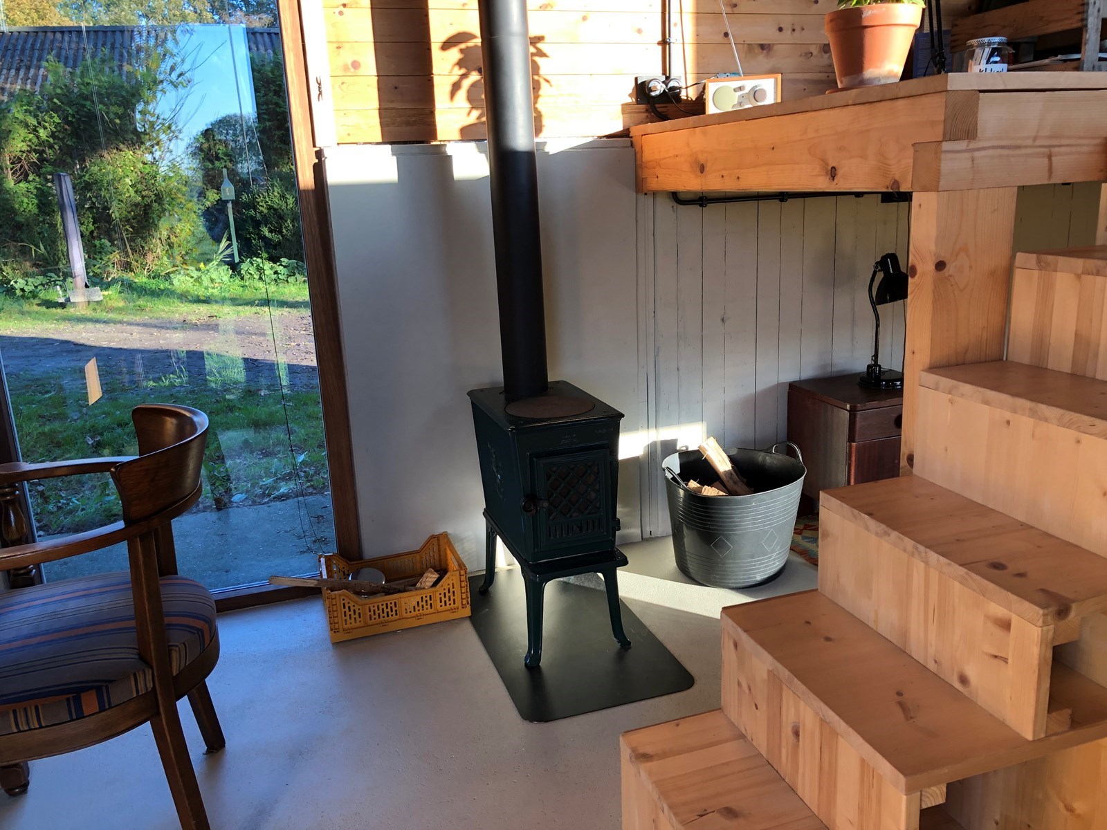 Tiny House in een paardenstal