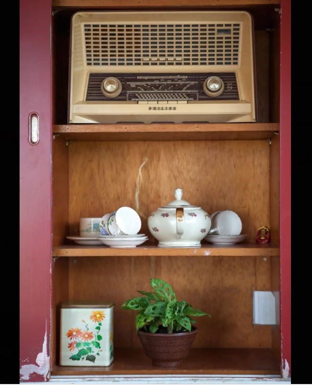 Bijzonder rood huisje met knusse stapel bedstee