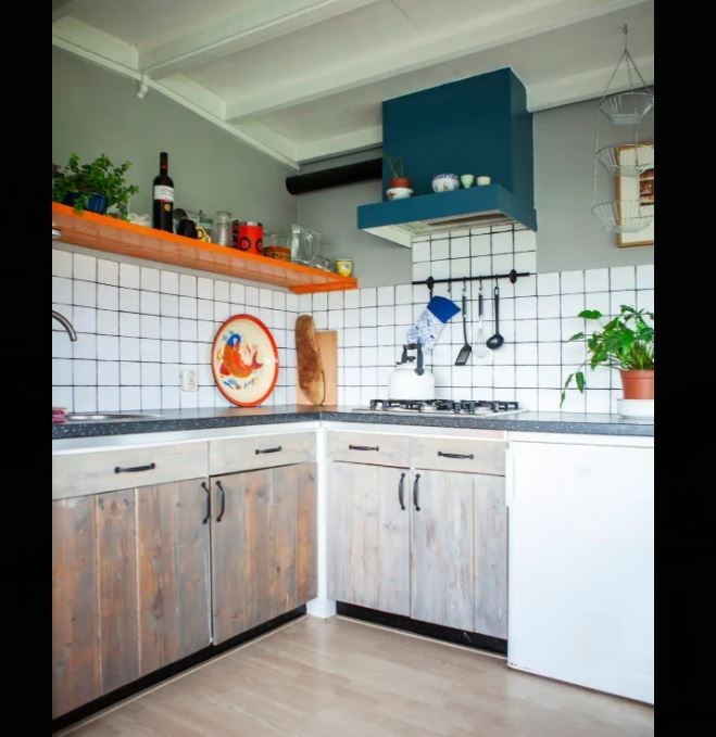 Bijzonder blauw eco-huisje