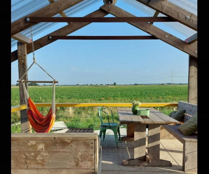 Stoer en robuust vakantiehuisje met je eigen privé uitkijktorentje