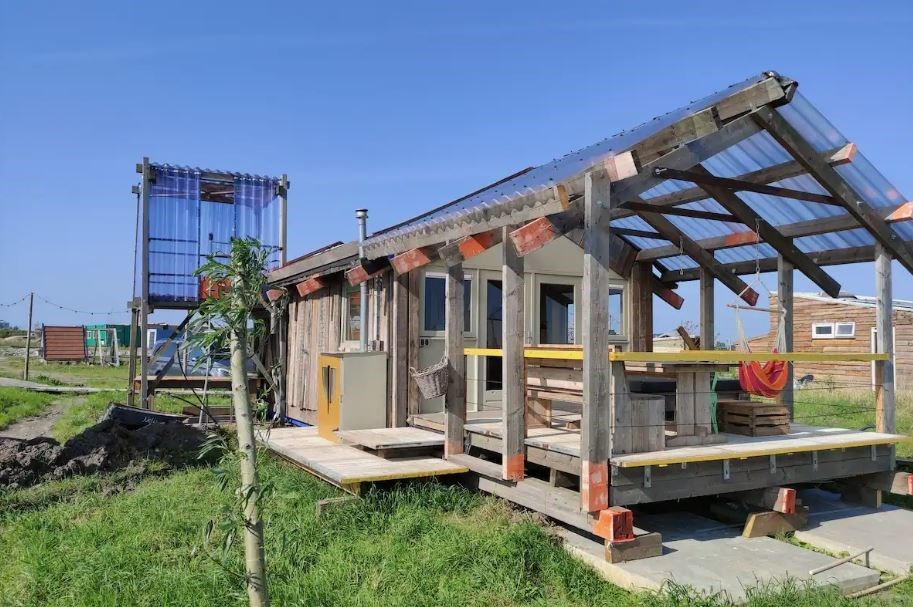 Stoer en robuust vakantiehuisje met je eigen privé uitkijktorentje