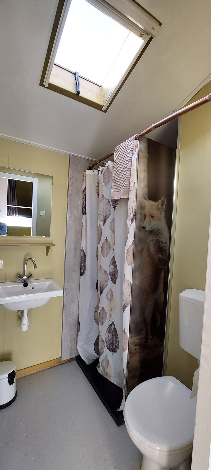 Bijzondere Trek-in op een natuurkampeerterrein