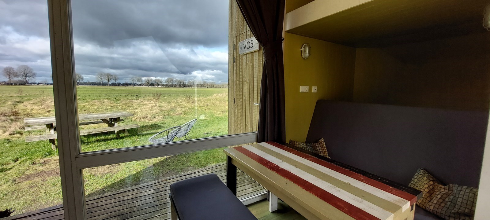 Bijzondere Trek-in op een natuurkampeerterrein