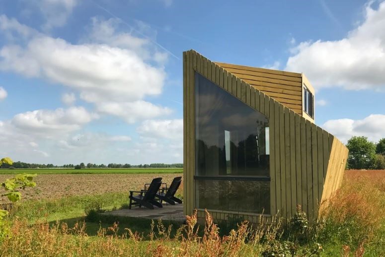 Unieke Designhut gemaakt van sloophout