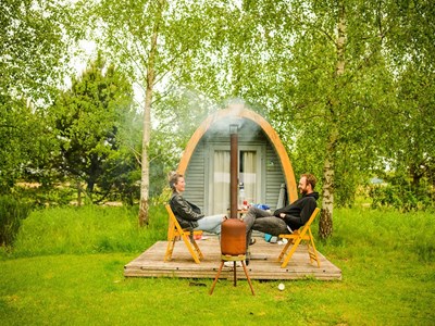 Overnacht in een Trekkershut POD voor 2 personen Overnacht in een Trekkershut POD voor 2 personen