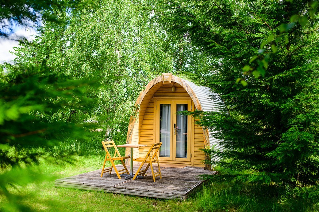 Overnacht in een Trekkershut POD voor 2 personen