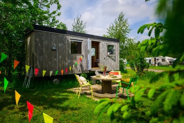 Slapen in een duurzame Pipowagen