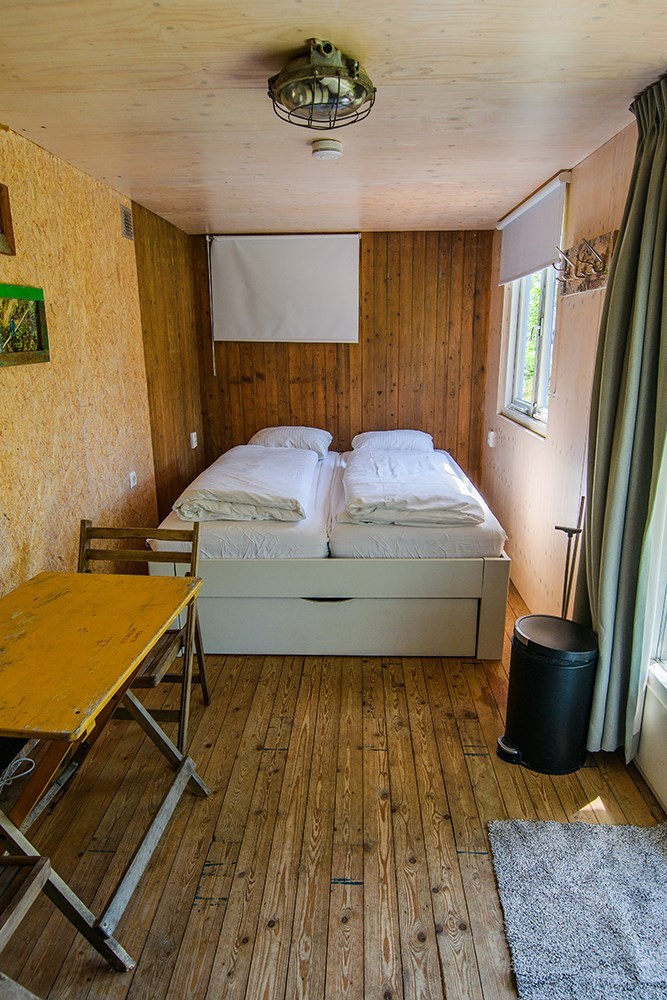 Slapen in een duurzame Pipowagen