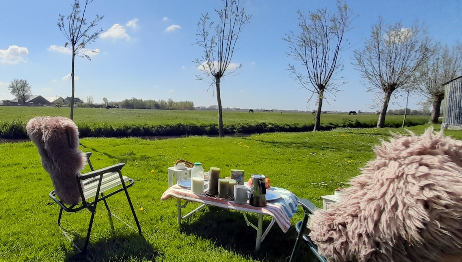 Slapen in een sfeervolle oude Huifkar bij Sneek