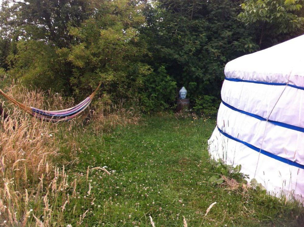Authentieke Mongoolse Yurt in de natuur