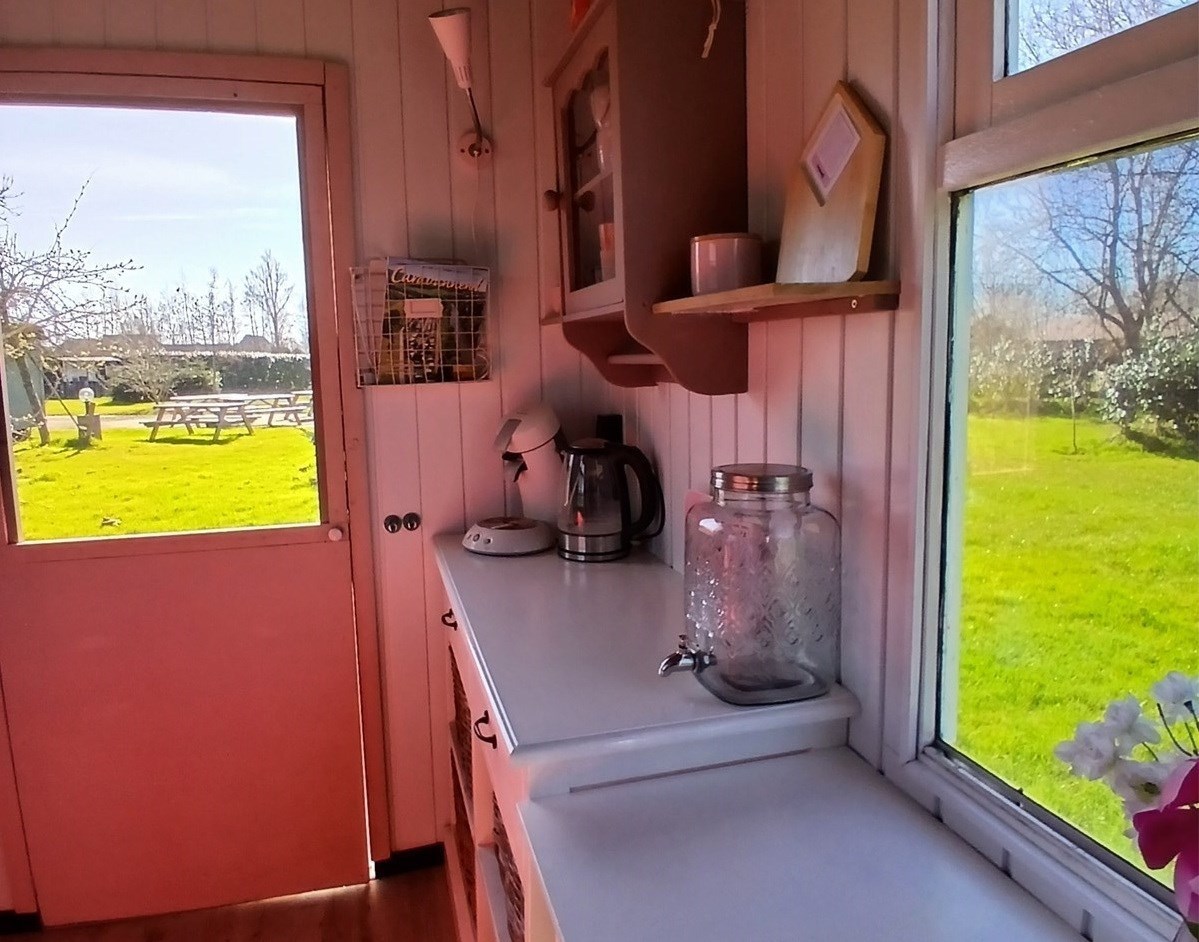 Een roze droom in de natuur