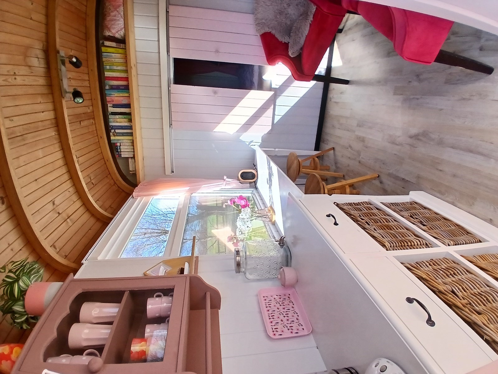 Pipowagen met bedstee