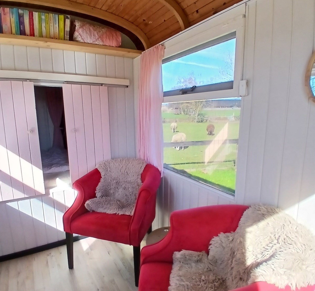 Een roze droom in de natuur