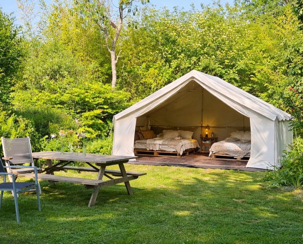 Eco glamping in de Belgische Druivenstreek 