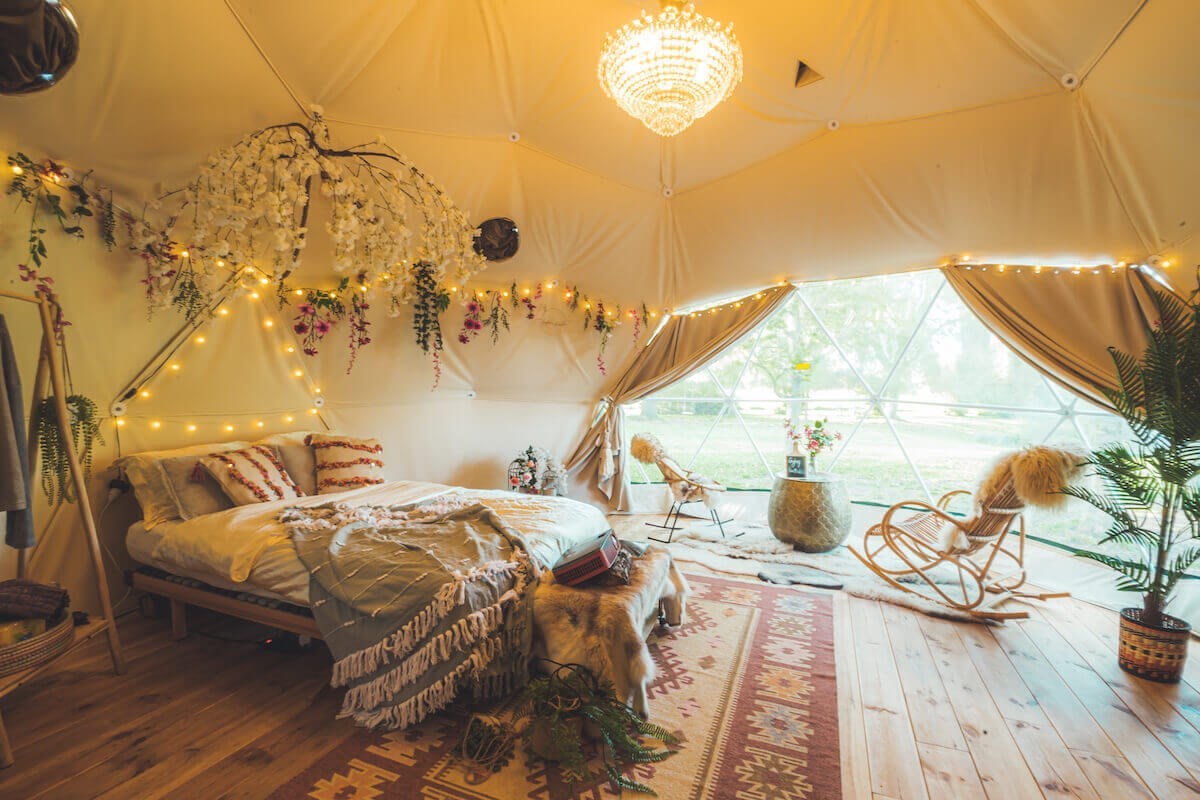 Sprookjesachtige Dome met hottub