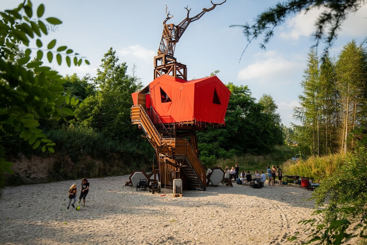 Overnachten in een unieke Boomhut