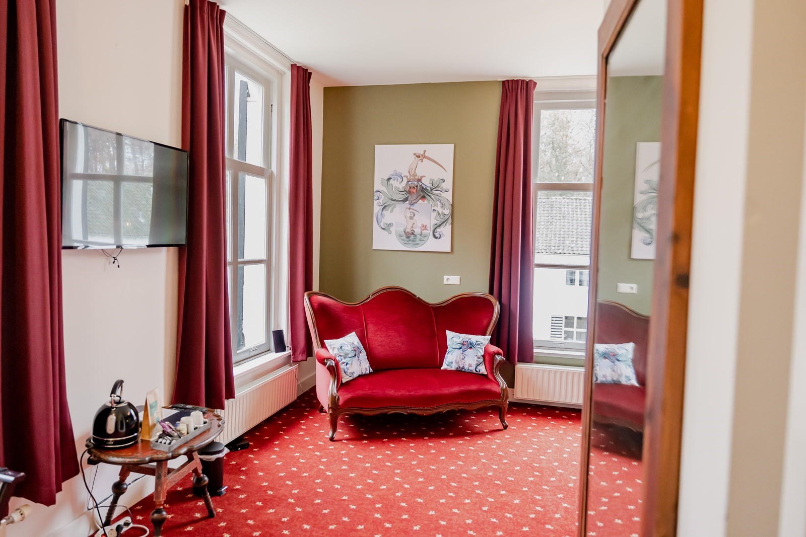 Kamer in een landhuis met een monumentale charme