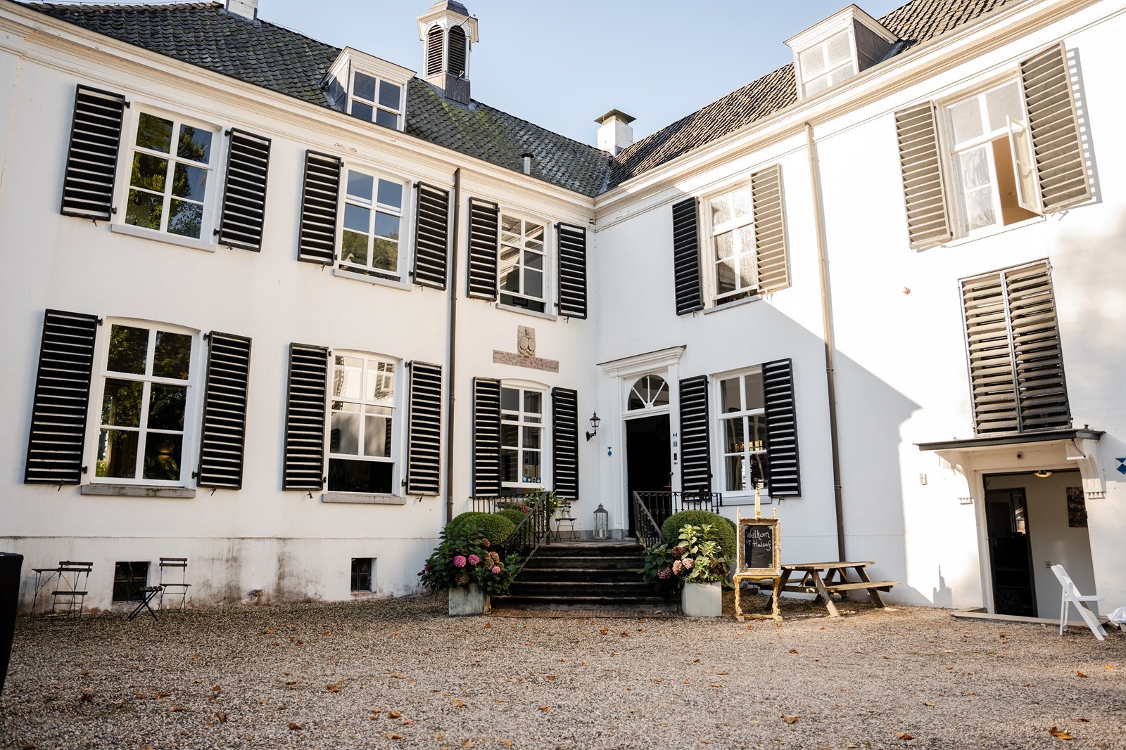 Klassieke kamer in een monumentaal landhuis