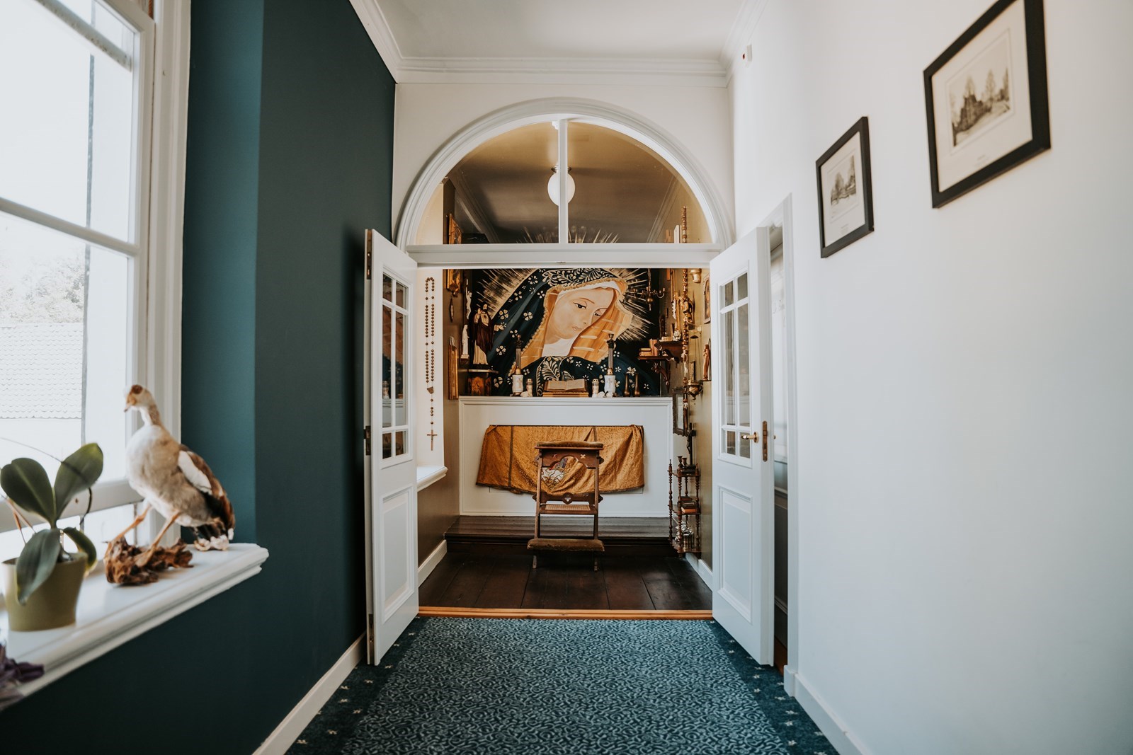 Klassieke kamer in een monumentaal landhuis