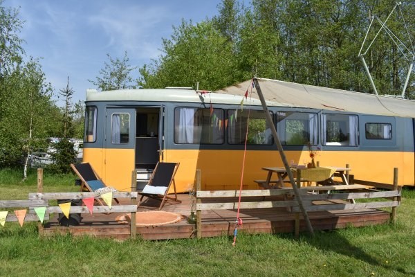 Overnachten in een nostalgische Tram