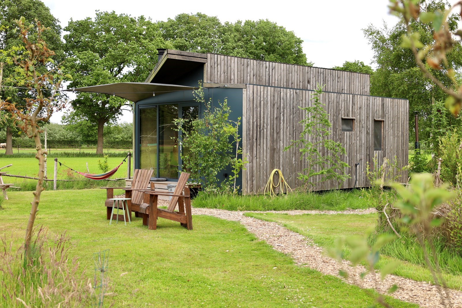 Tiny house met hottub naast Unesco Werelderfgoed Koloniën van Weldadigheid