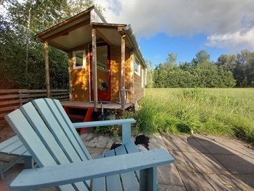Tiny House met buitenbad voor 1 persoon Tiny House met buitenbad voor 1 persoon