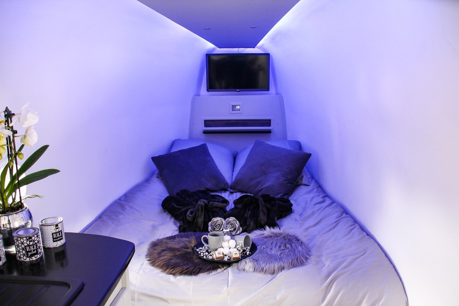 Een unieke overnachting in een Vliegtuig in België met hottub