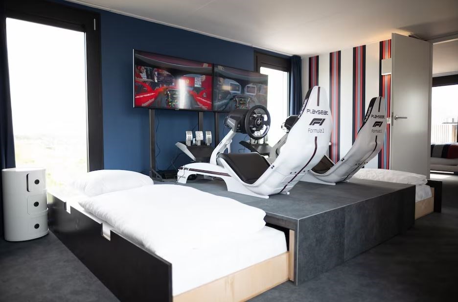 Grand Prix Formule 1 vakantiehuisje met racesimulator