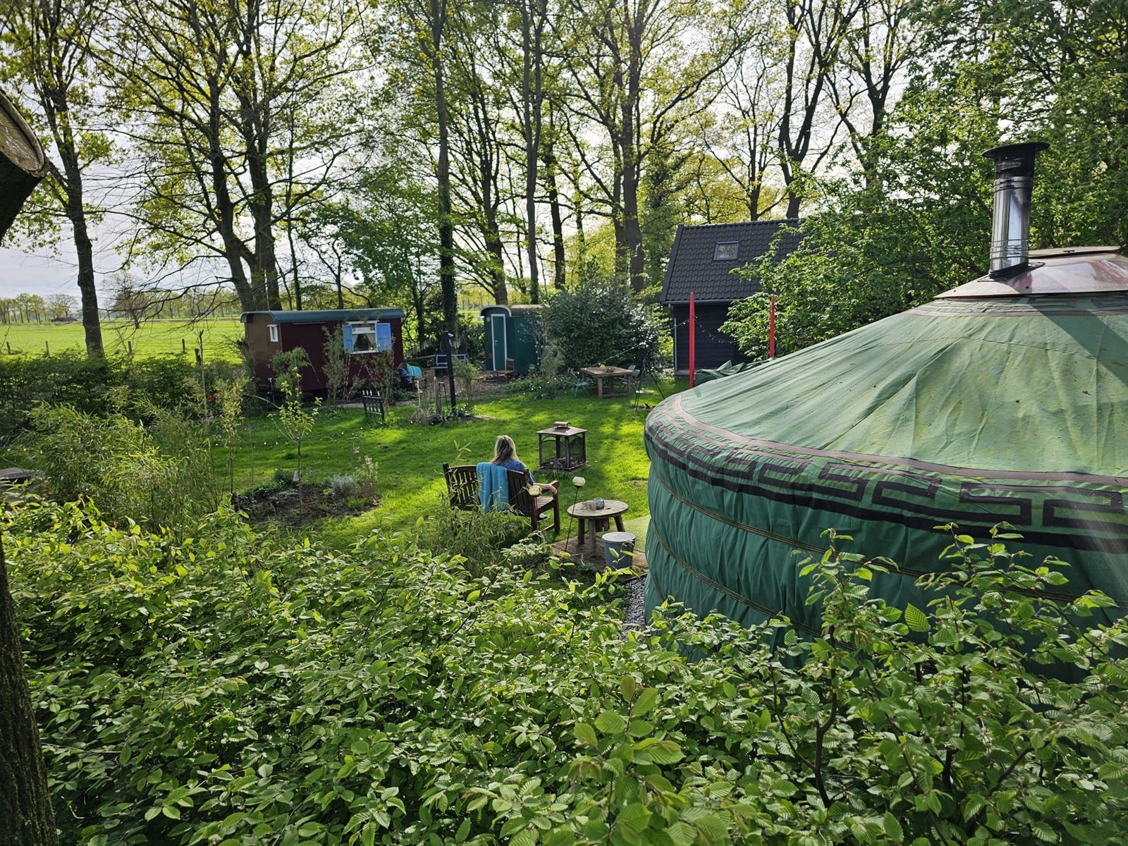 Slapen in een pipowagen Keetje