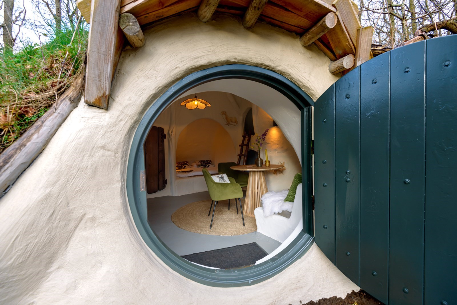 Uniek vakantiehuisje onder het duin