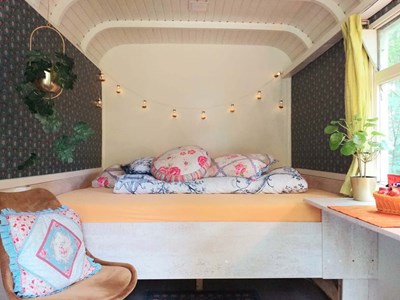 Overnachten in een knusse Pipowagen Overnachten in een knusse Pipowagen