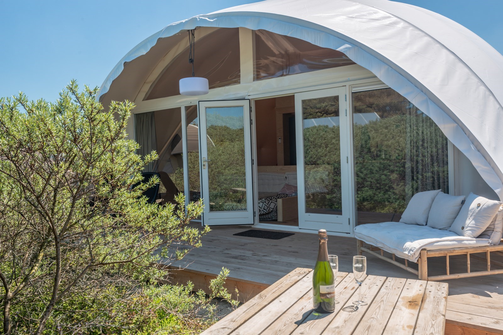 Glamping in een unieke Seacocoon