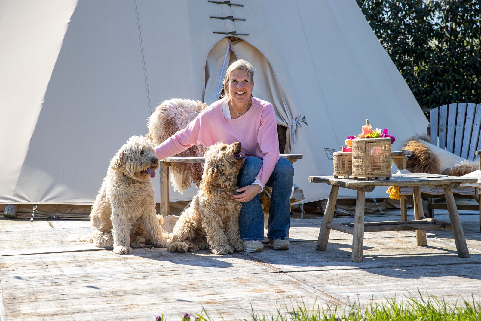 Glamping in een sfeervolle Tipi met hottub