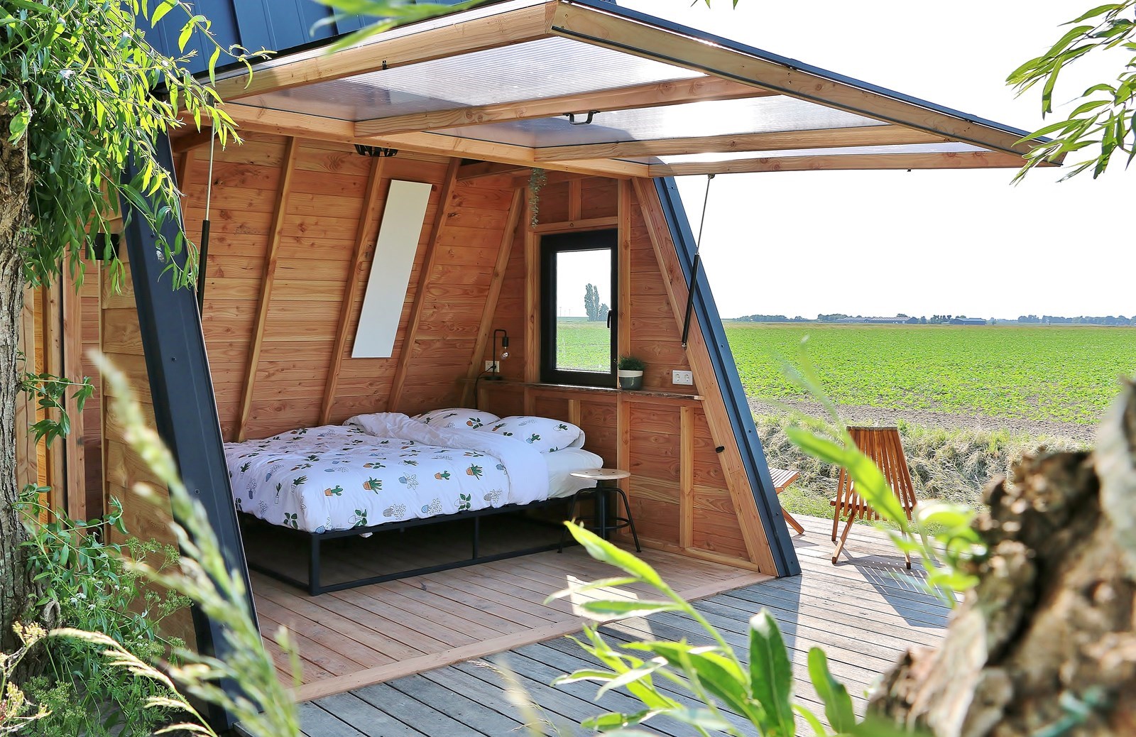 Polderhut met de allermooiste zonsondergang!