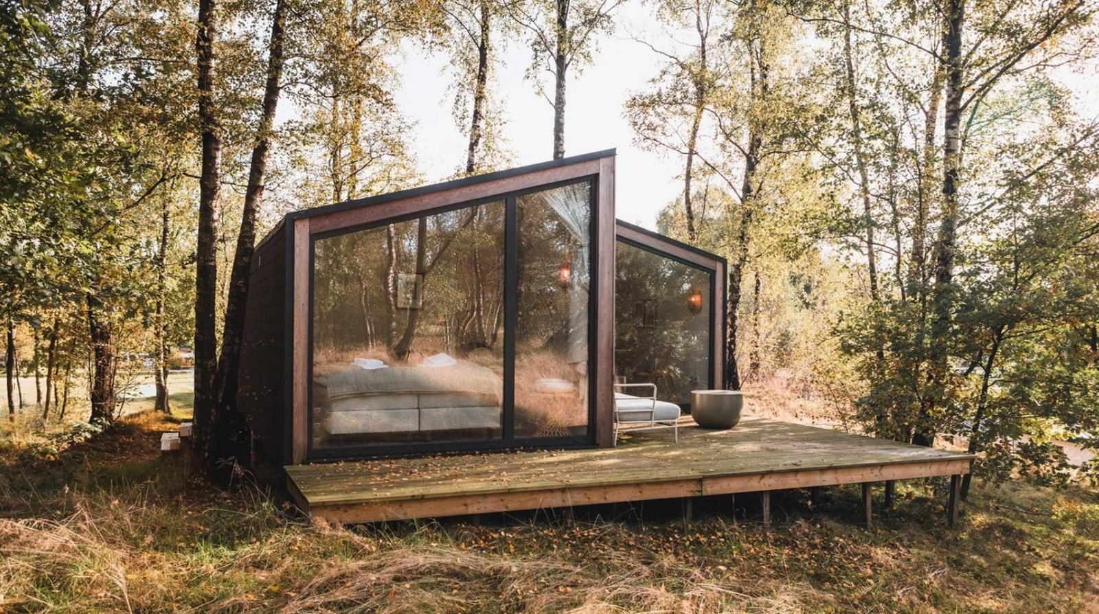 Romantische cabin op een heuvel met vrij uitzicht aan alle kanten