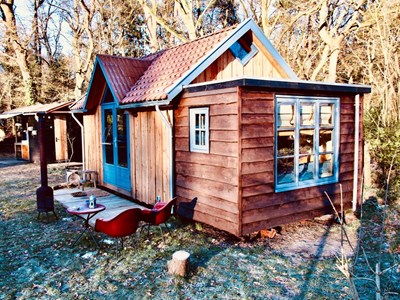 Sfeervol Tiny house aan een natuurgebied Sfeervol Tiny house aan een natuurgebied