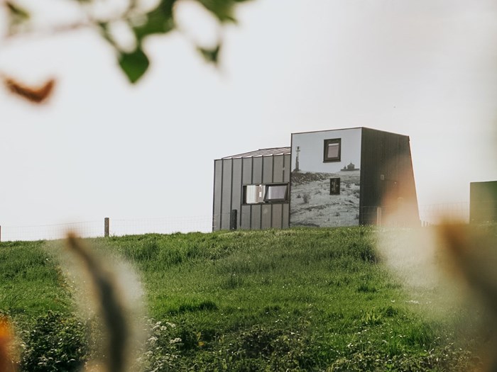 Slapen in een tiny house Dijkhuisje Slapen in een tiny house Dijkhuisje