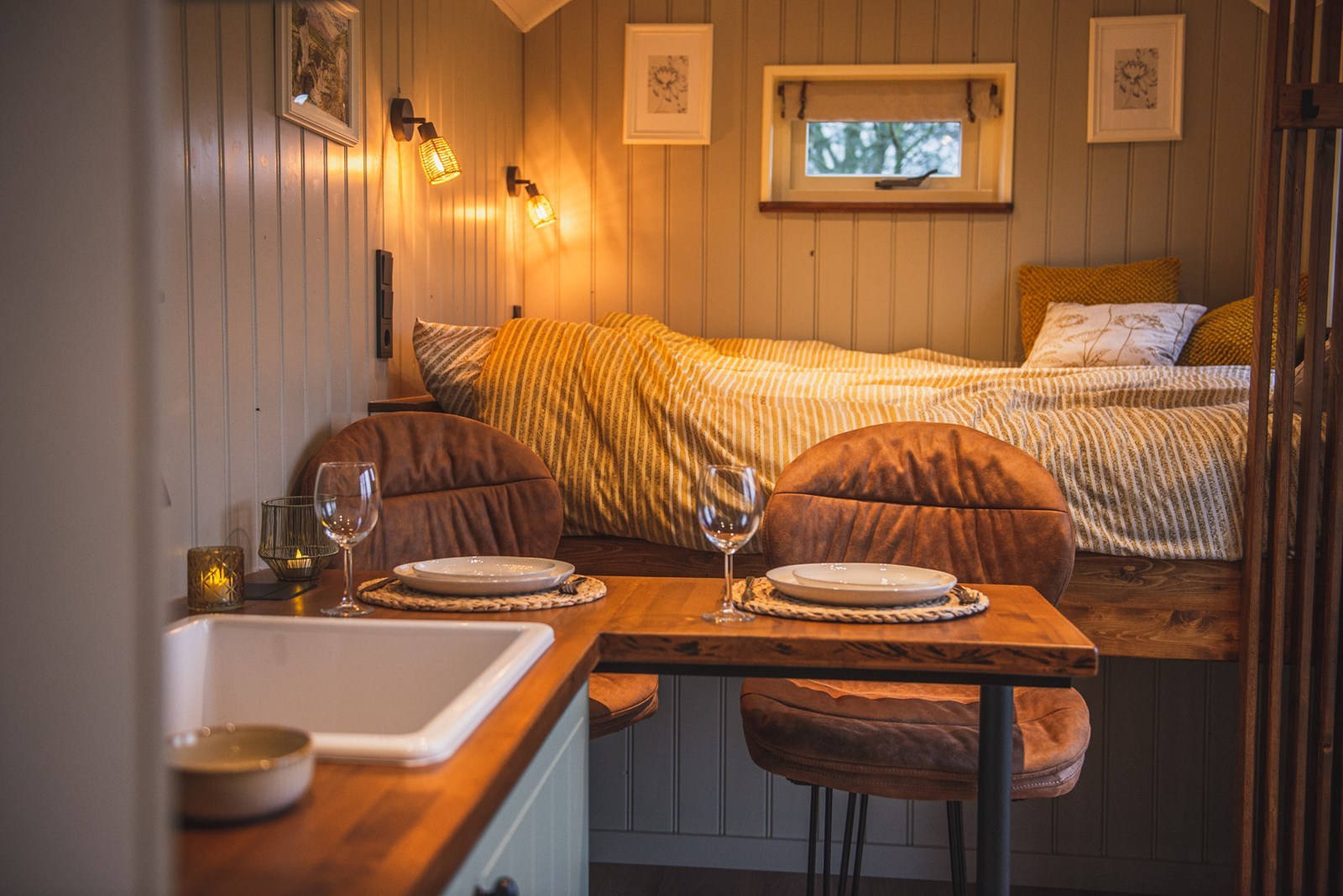 Luxe get-a-way in een unieke Herderswagen