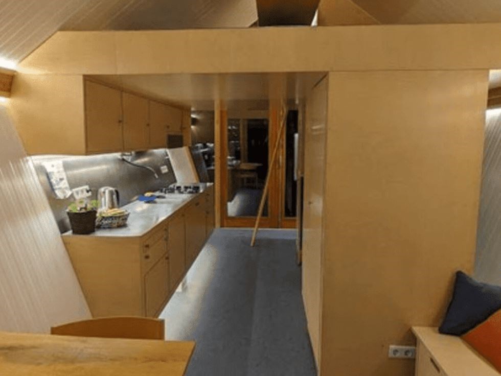 Uniek 5-hoekig Tiny house