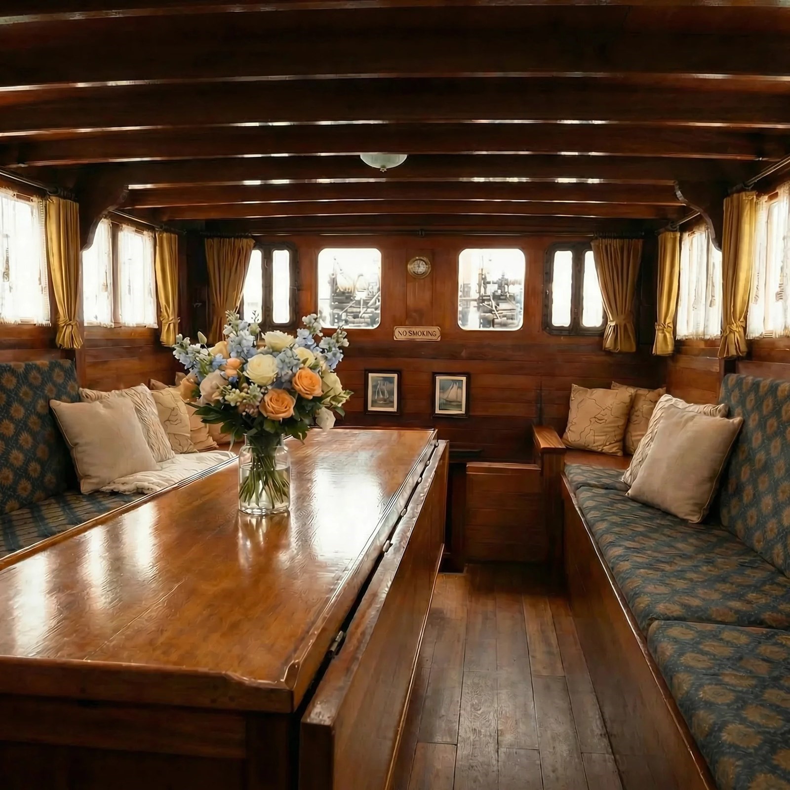 Slapen op een historisch schip uit 1891