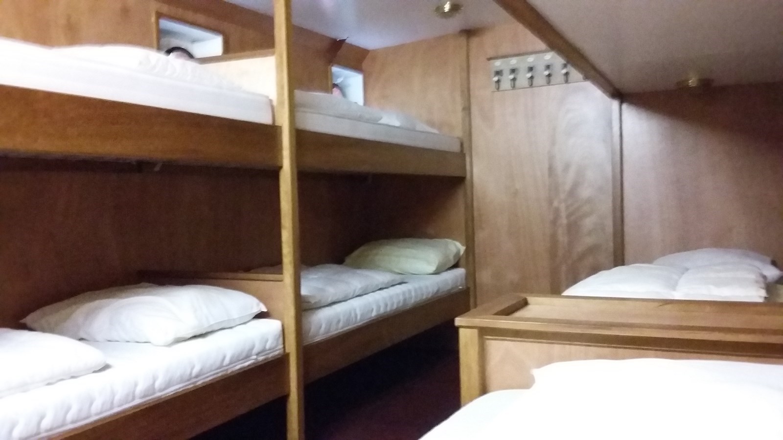 Slapen op een historisch schip uit 1891