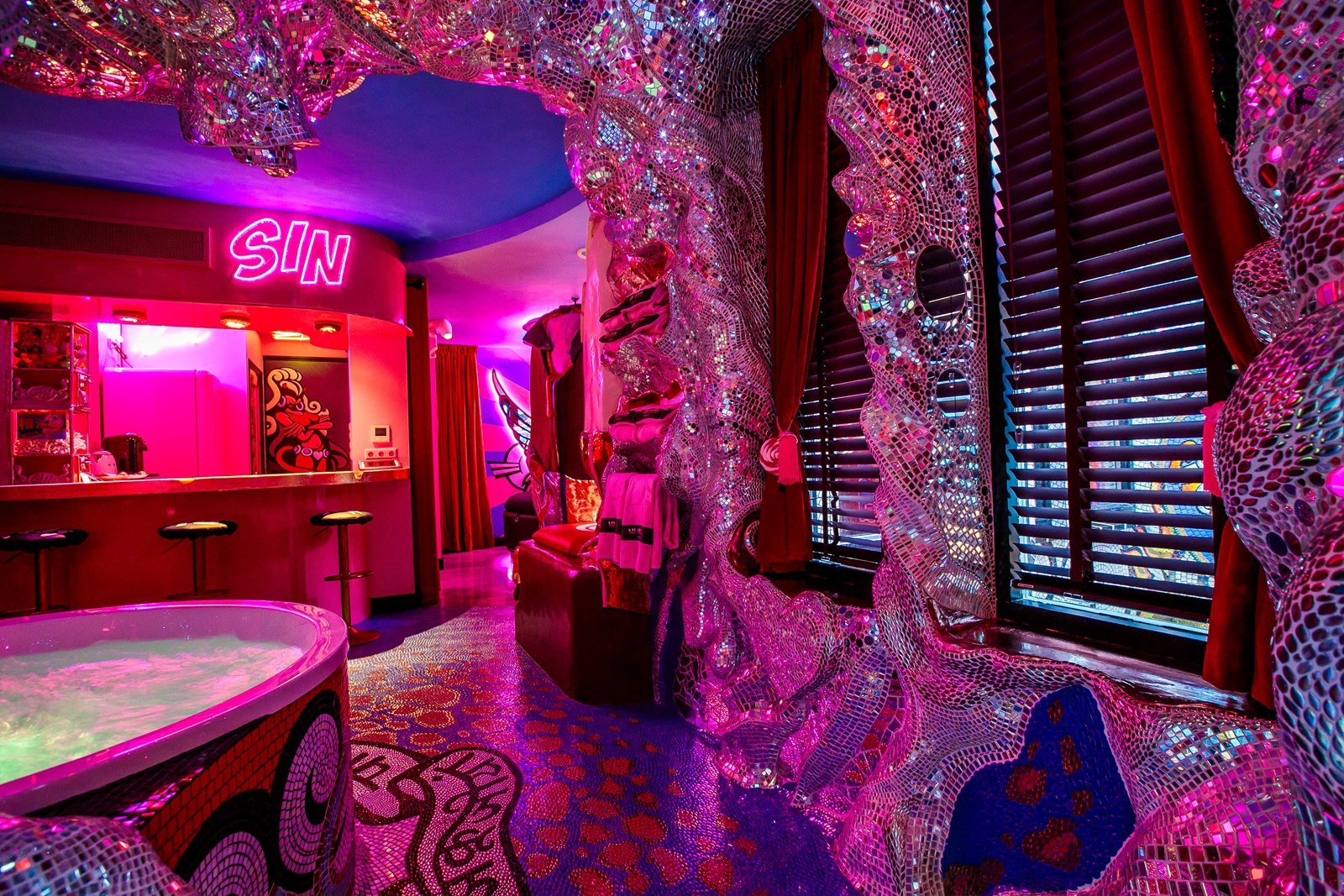 Slapen in een schitterend sprookjesachtig kunstwerk